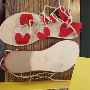 One by Cornetti Innamorati Heart Gladiator Sandal